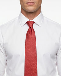 ARMANI COLLEZIONI Armani Collezione Mens Red Textured Neck Tie