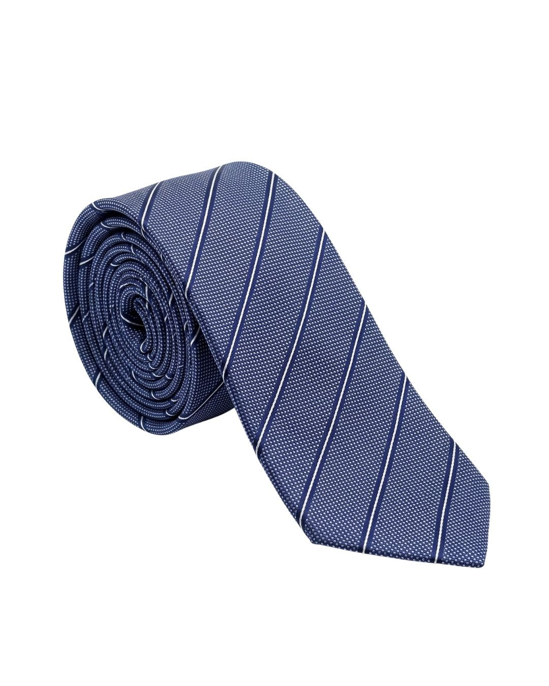 ARMANI COLLEZIONI Armani Collezioni Mens Blue / Black Diagonal Stripe Neck Tie