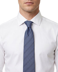 ARMANI COLLEZIONI Armani Collezioni Mens Blue / Black Diagonal Stripe Neck Tie
