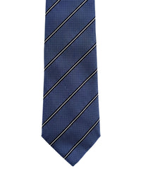 ARMANI COLLEZIONI Armani Collezioni Mens Blue / Black Diagonal Stripe Neck Tie