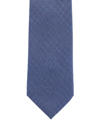 ARMANI COLLEZIONI Armani Collezione Mens Dusty Blue Tonal Geometric Neck Tie