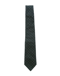 ARMANI COLLEZIONI Armani Collezioni Mens Black / Gray Geometric Silk Neck Tie