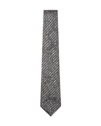 ARMANI COLLEZIONI Armani Collezioni Mens Teal / White Dash Silk Neck Tie