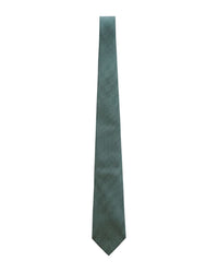 ARMANI COLLEZIONI Armani Collezioni Mens Green / White Micro Dot Silk Neck Tie