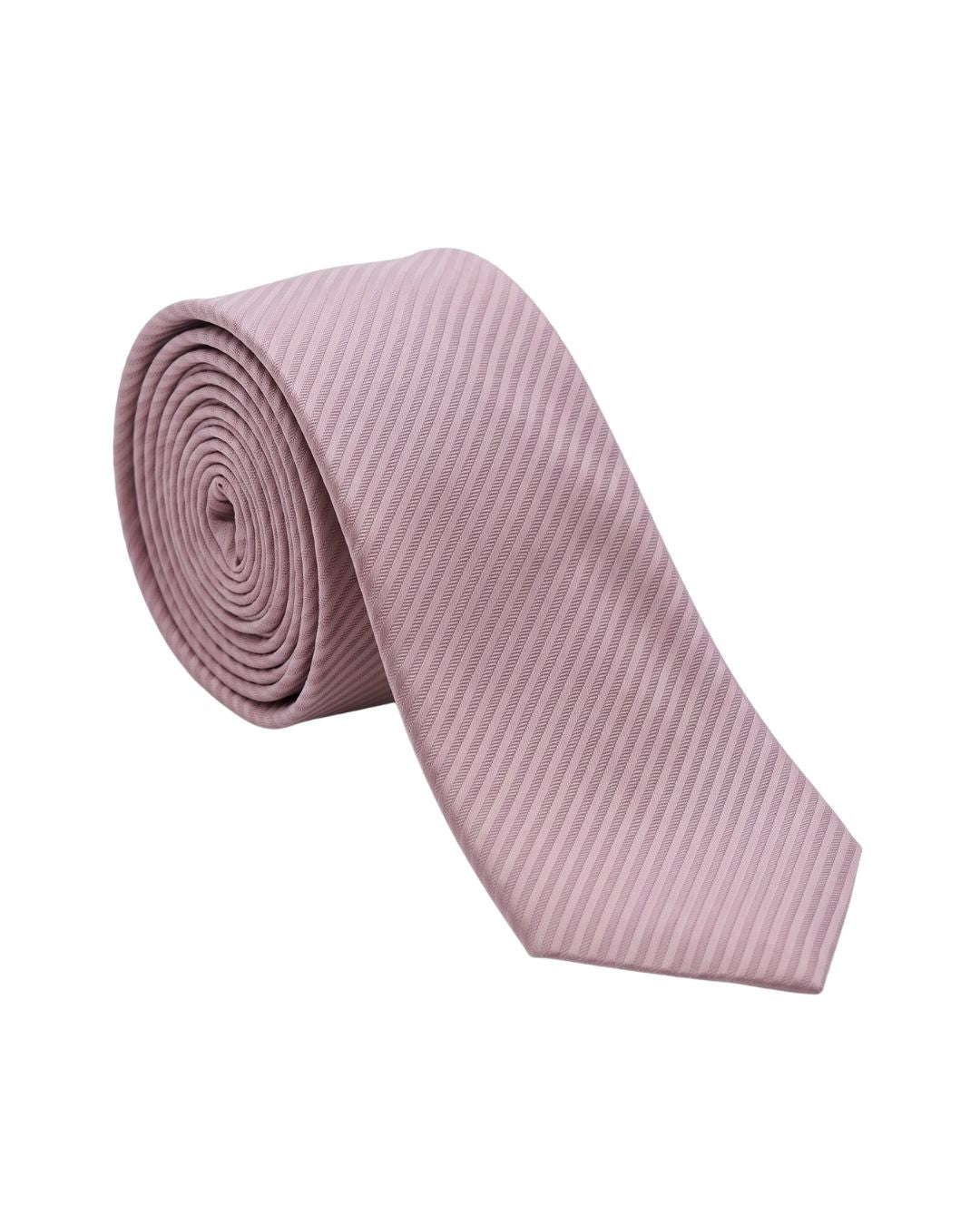 ARMANI COLLEZIONI Armani Collezioni Mens Dusty Pink Tonal Diagonal Stripe Neck Tie