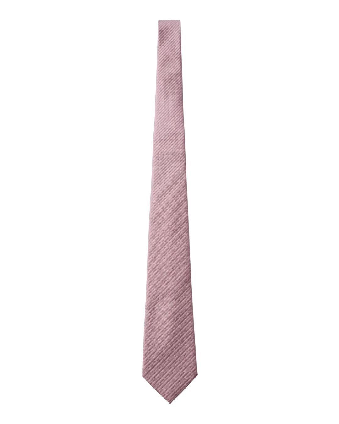ARMANI COLLEZIONI Armani Collezioni Mens Dusty Pink Tonal Diagonal Stripe Neck Tie