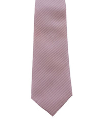 ARMANI COLLEZIONI Armani Collezioni Mens Dusty Pink Tonal Diagonal Stripe Neck Tie