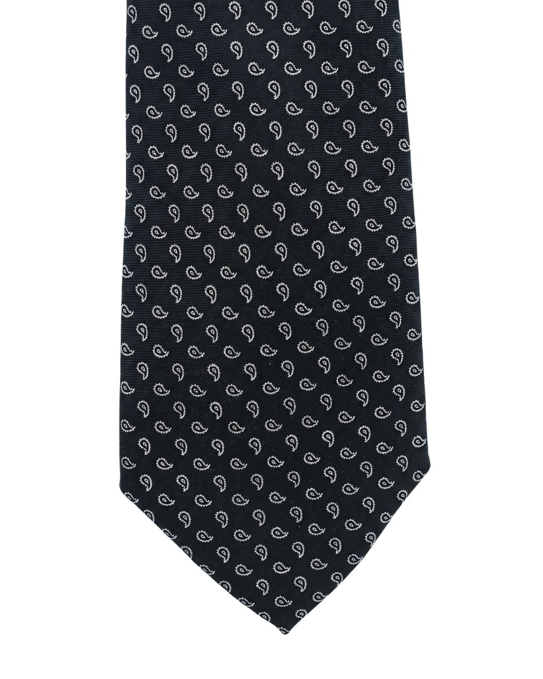 ARMANI COLLEZIONI Armani Collezioni Mens Navy / Gray Geometric Silk Neck Tie