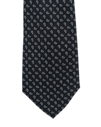 ARMANI COLLEZIONI Armani Collezioni Mens Navy / Gray Geometric Silk Neck Tie
