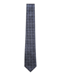 ARMANI COLLEZIONI Armani Collezione Mens Gray / Charcoal Optical Grid Neck Tie