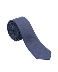 ARMANI COLLEZIONI Armani Collezione Mens Navy Blue Tonal Geometric Neck Tie