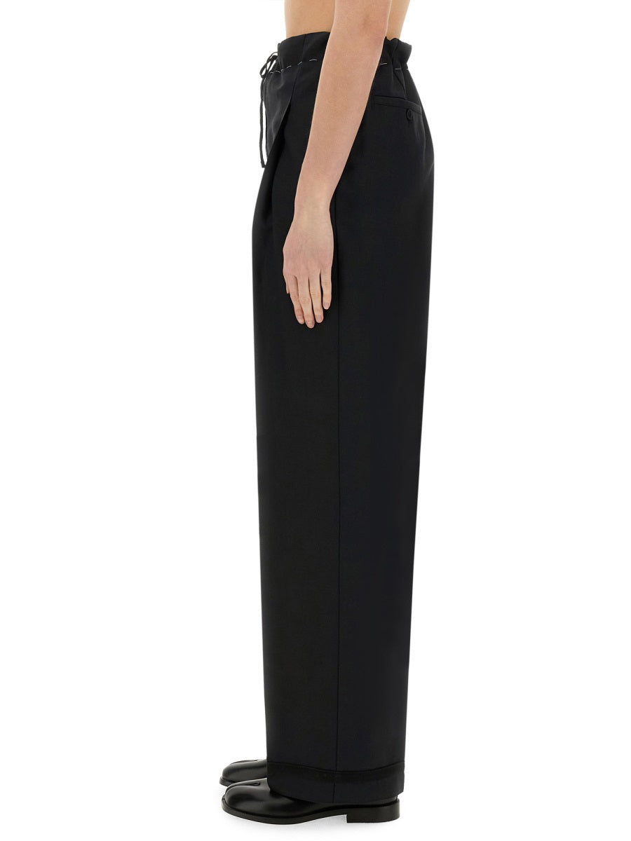 Maison Margiela Women Wool And Mohair Pants