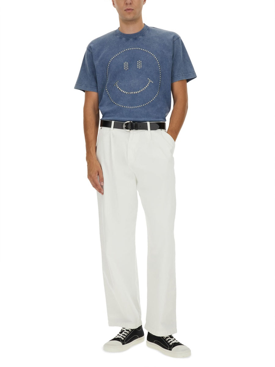 Moschino Men "Smiley®" Heavy Cotton T-Shirt