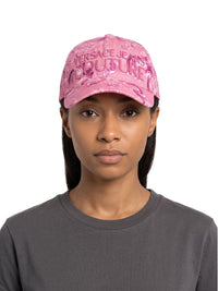 Versace Jeans Couture Women's Orchid Graphic Baseball Cap