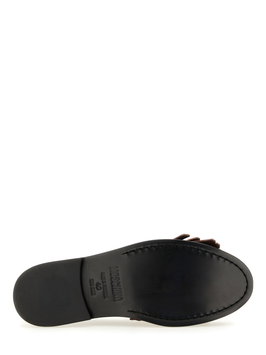 Moschino Women Moccasin With Bangs And Coin