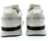 Versace Jeans Couture Womens White Mesh Chunky Platform Sneakers