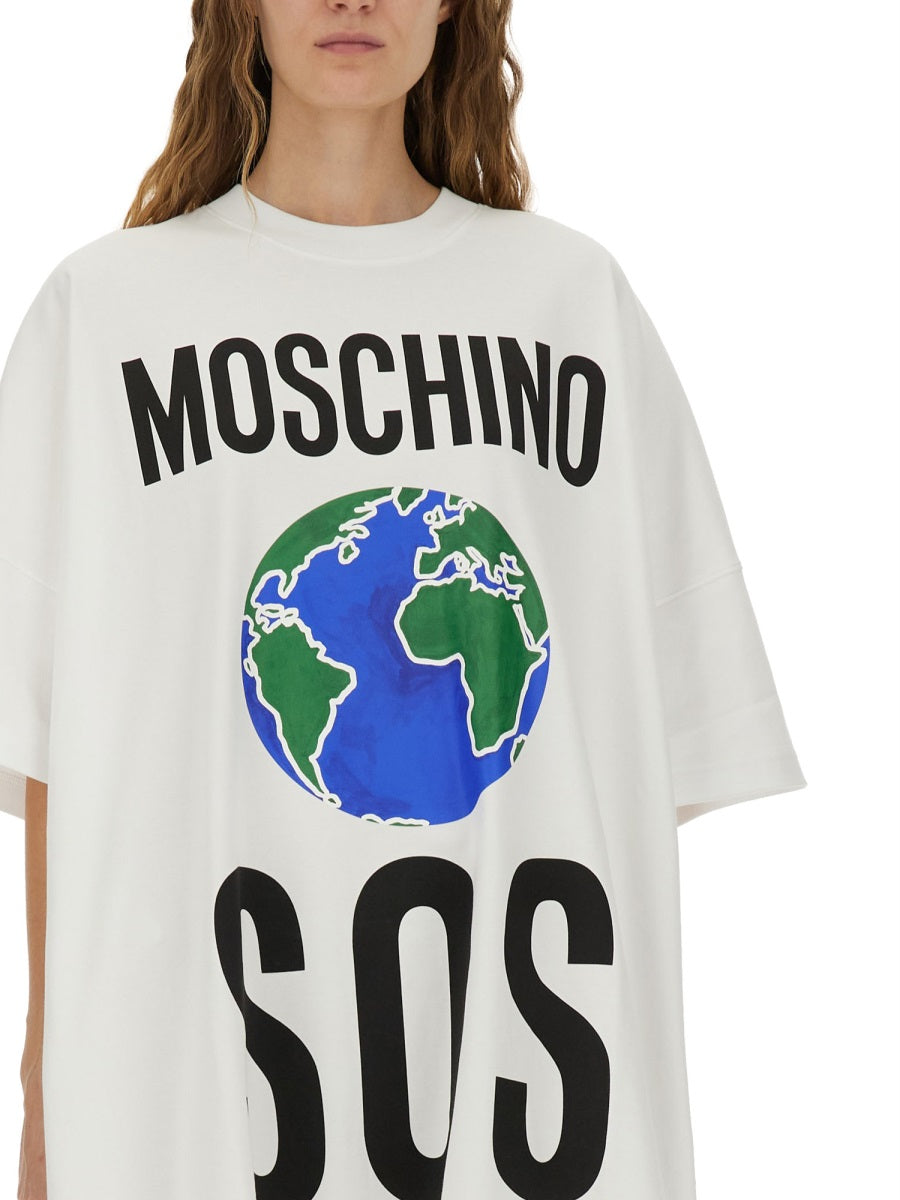 Moschino Women Cotton Interlock Dress