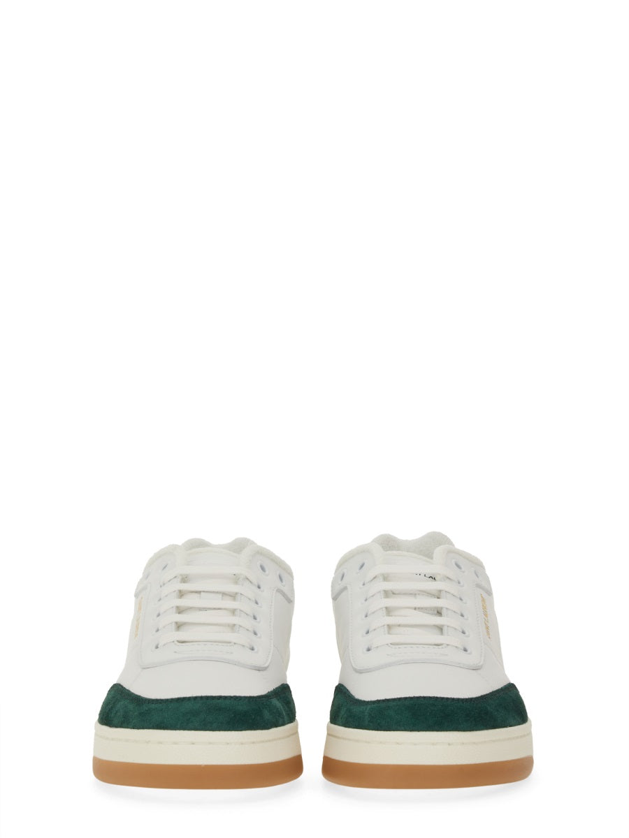 Saint Laurent Men Smooth Leather "Sl/61" Sneaker
