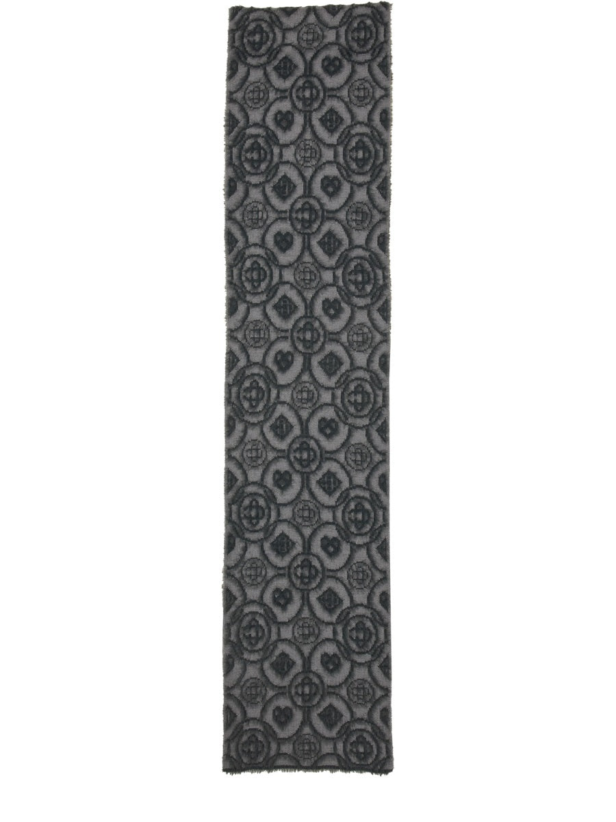 Casablanca Men Monogram "Fluffy" Scarf