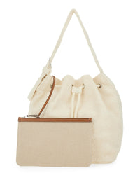 TORY BURCH Tory Burch Women Oversized "T Monogram" Bucket Bag