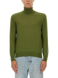 Saint Laurent Men Cashmere, Wool And Silk Turtleneck