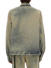 Rick Owens Drkshdw Men Jacket With Concealed Zipper