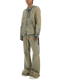 Rick Owens Drkshdw Men Jacket With Concealed Zipper