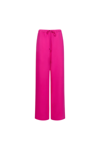 Valentino Garavani Valentino Cady Couture High Waist Wide Pants Pink Pp 3B3Rb4551Mm_Uwt