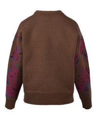 Ferragamo Womens Floral Wool Sweater