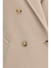 Max Mara Women Rebus Double-Breasted Jacket