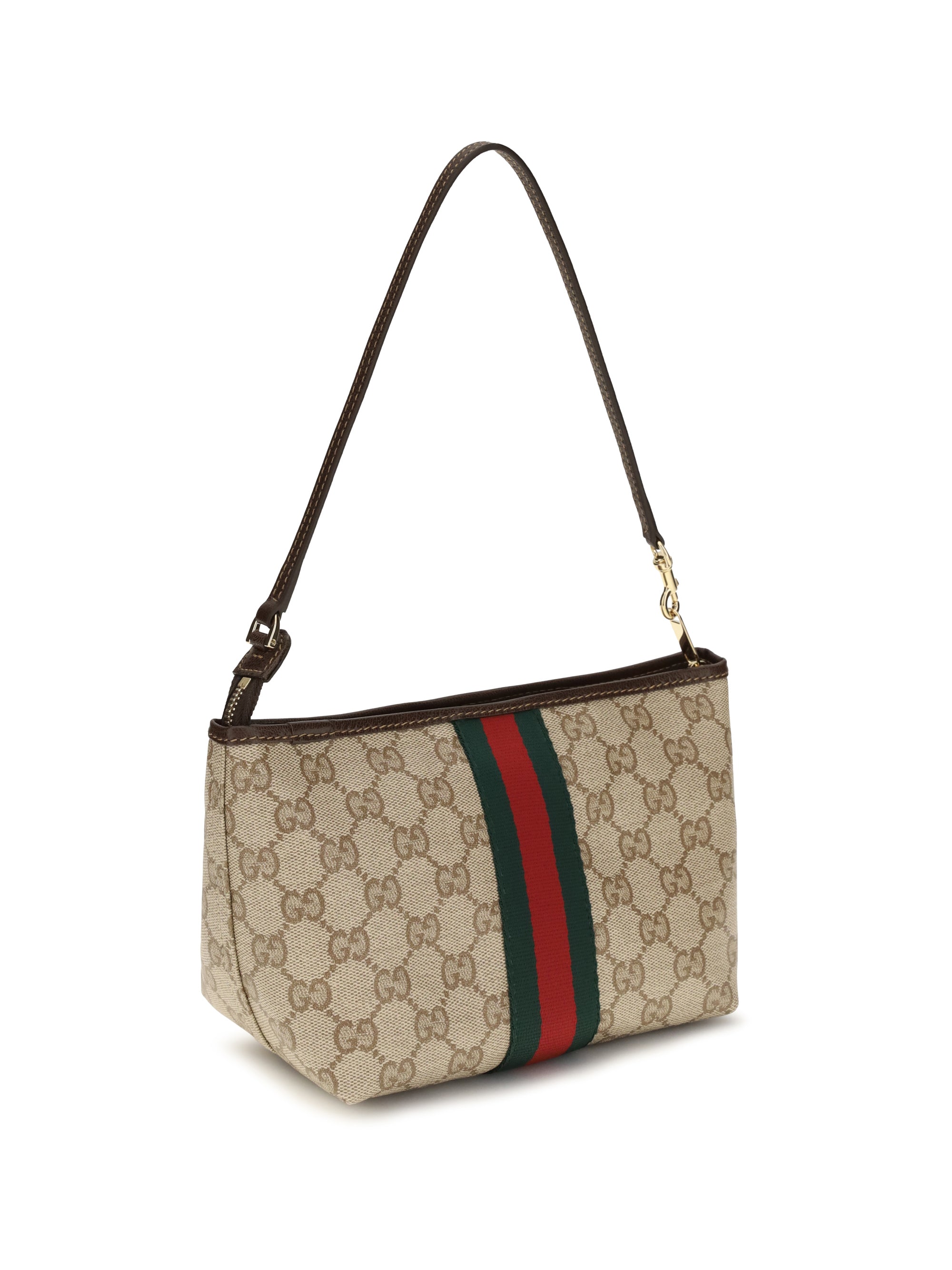 Gucci Women Small Pouch With Strap And Web
