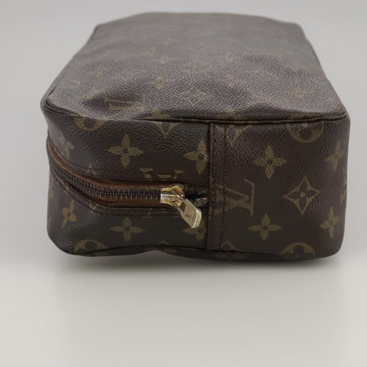 Louis Vuitton Trousse De Toilette Brown Canvas Clutch Bag (Pre-Owned)