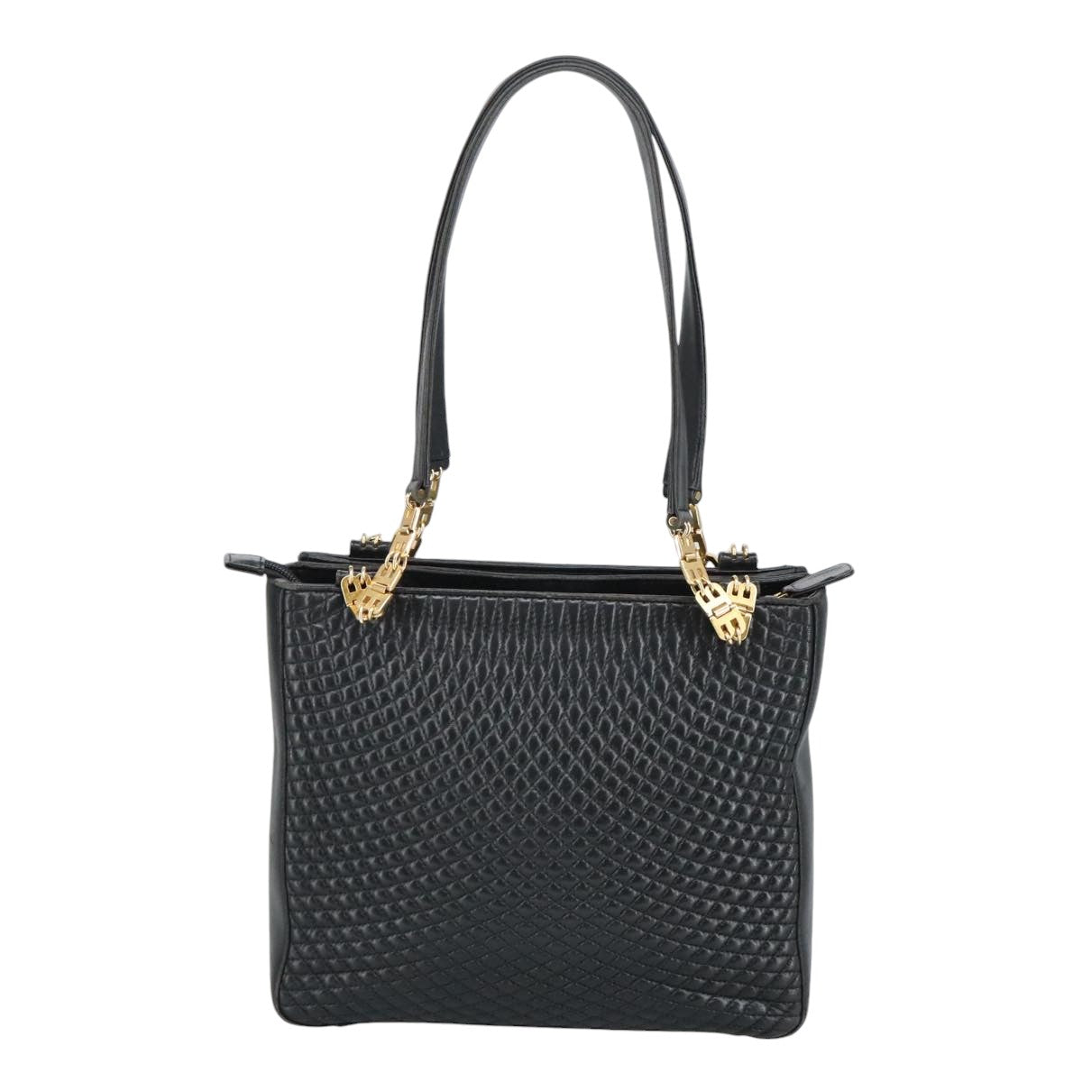 Bally Black Leather Shoulder Bag (Pre-Owned)
