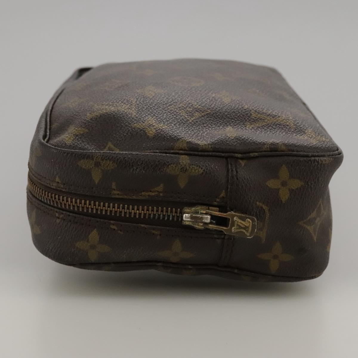 Louis Vuitton Trousse De Toilette Brown Canvas Clutch Bag (Pre-Owned)