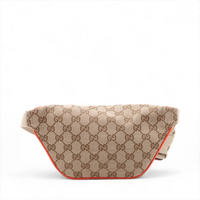 Gucci Ophidia Zip Belt Bag Gg Velvet Beige Canvas Clutche & Pouche Bag (Pre-Loved)