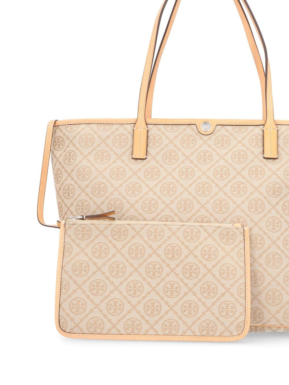 Tory Burch Women "T Monogram Zip" Tote Bag