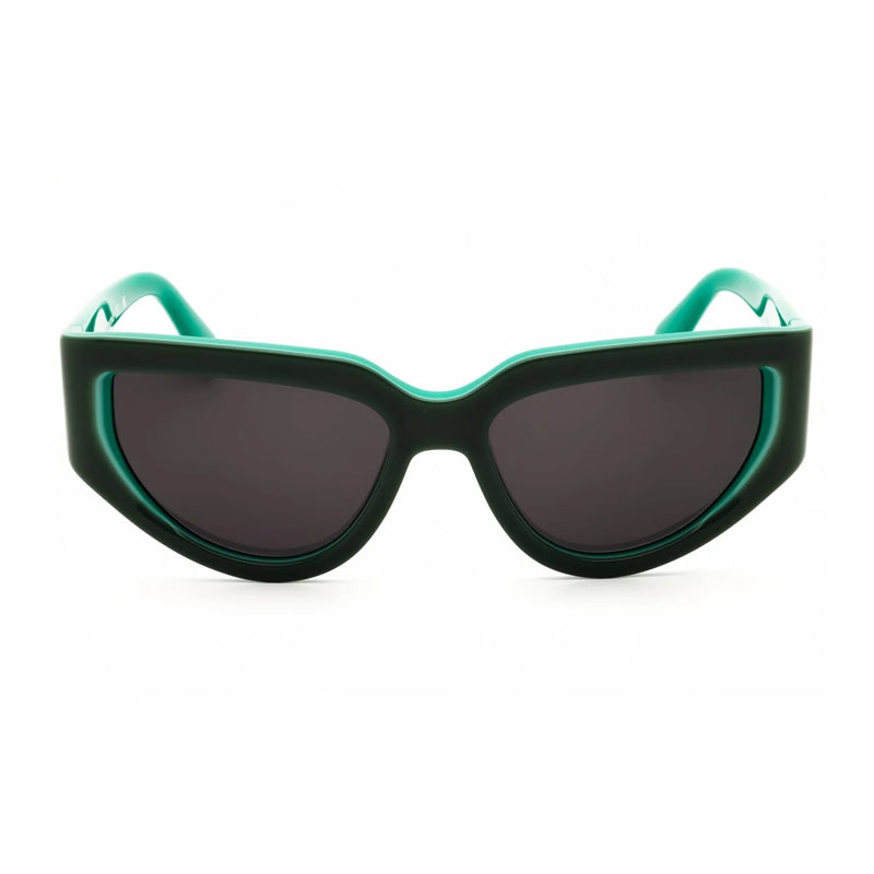 Off-White Off-White Sunglasses Cat Eye Full Rim, Green Frame and Grey Lens SEWARD1165707