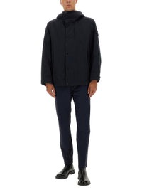Stone Island Men Waterproof Jacket With Hood