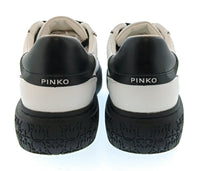 Pinko Women's White and Black Logo Platform Sneakers-