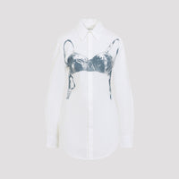 Jean Paul Gaultier Scanned Bra Shirt Women