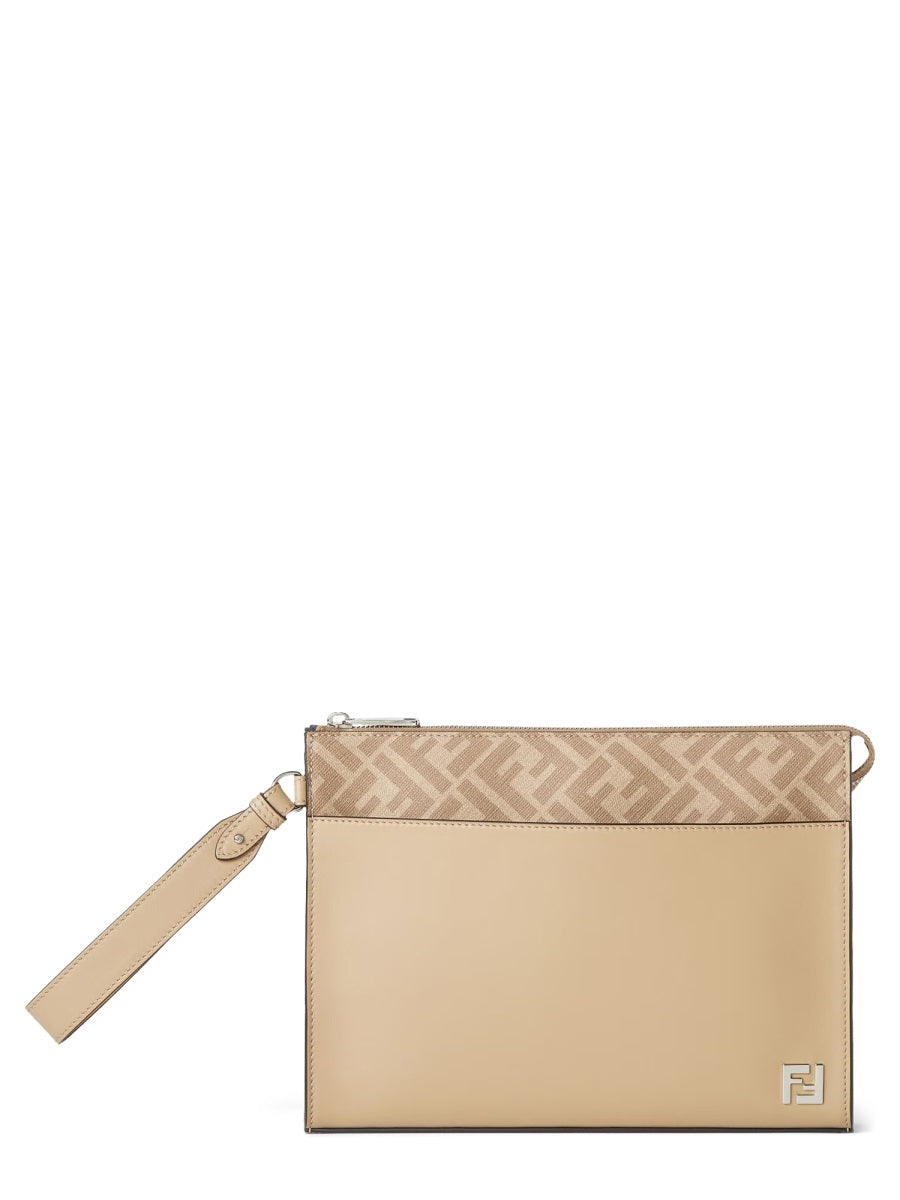 Fendi Men Clutch "Squared Ff"