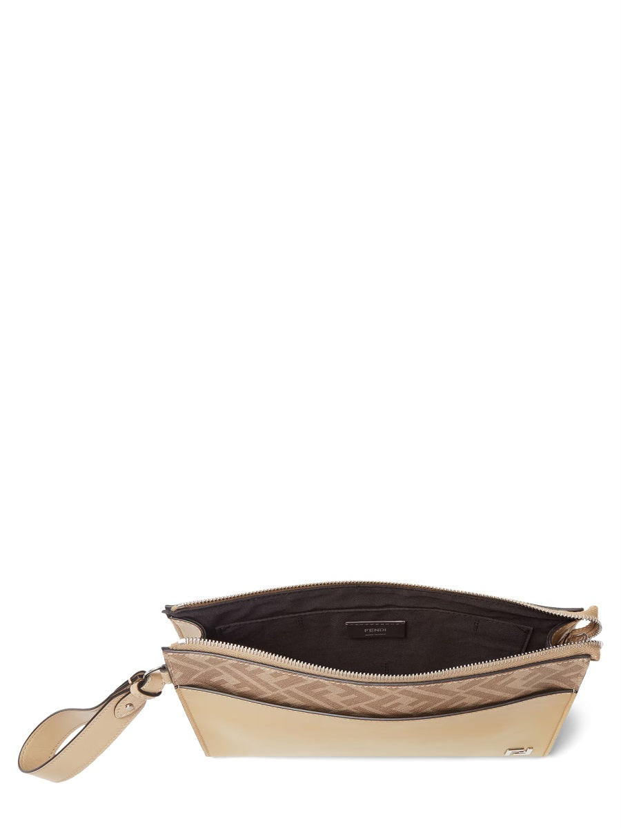 Fendi Men Clutch "Squared Ff"
