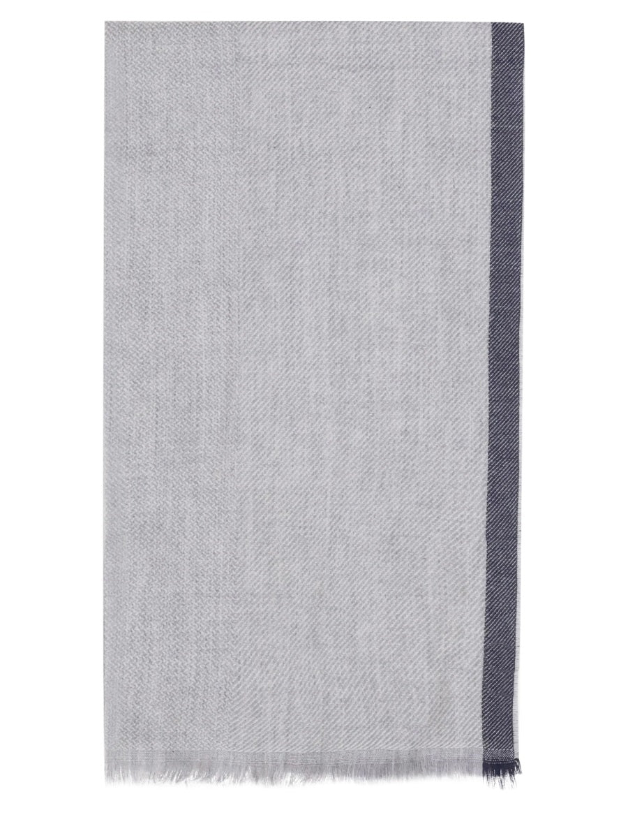 Brunello Cucinelli Men Sciarpa Di Lana E Cashmere