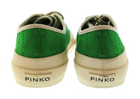Pinko Women's Green Canvas Low-Top Sneakers-8