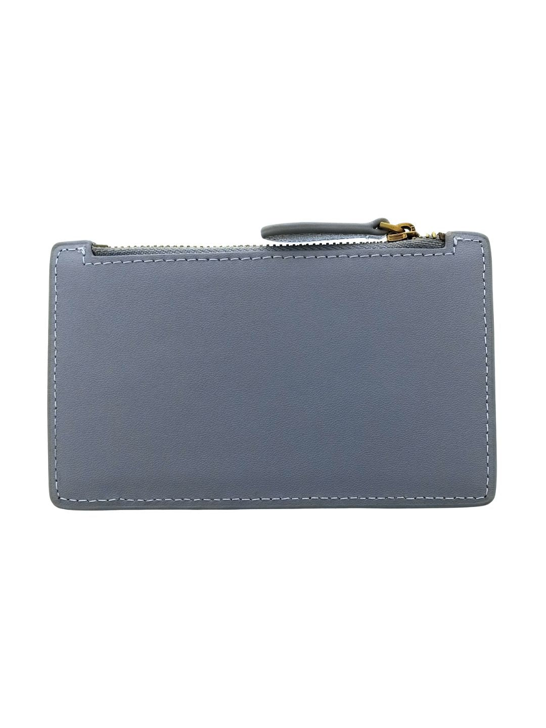 Pinko Women's Light Blue Colorblock Zip Card Holder