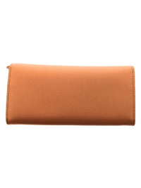 Pinko Women's Tan Studded Continental Flap Wallet