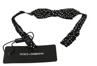 Dolce & Gabbana Dolce & Gabbana Black Polka Dots Mens NeckMen's Papillon 100% Silk Bow Men's Tie