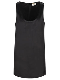 Saint Laurent Women Cassandre Shift Dress In Satin