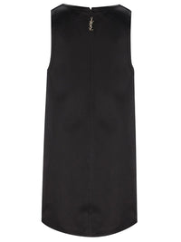 Saint Laurent Women Cassandre Shift Dress In Satin