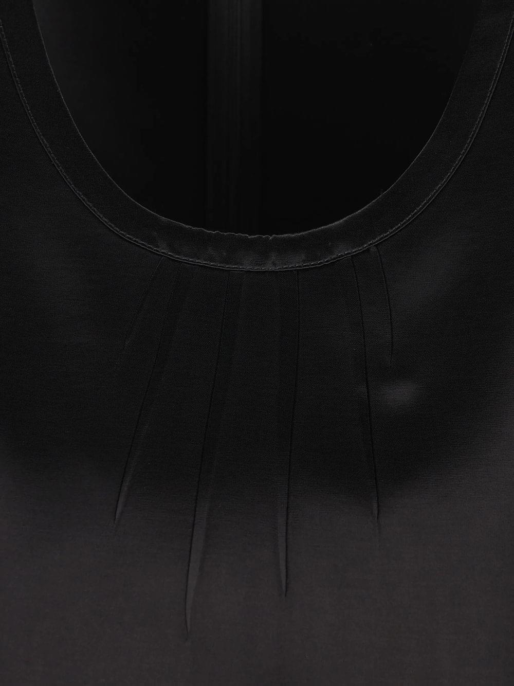 Saint Laurent Women Cassandre Shift Dress In Satin